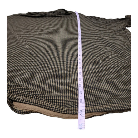 Bryn Walker Houndstooth Tunic size medium lagenlook brown earthy - Picture 9 of 9